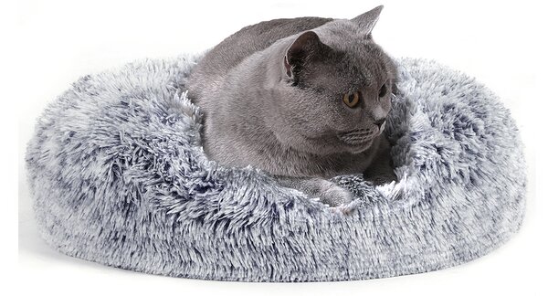 SONGMICS Plyšový peliešok Fluffys S sivý
