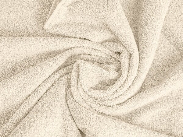 1x osuška CLARYSSE ELEGANCE 70x140 cm + 1x uterák CLARYSSE 60x110 cm 100% bavlna, krémová
