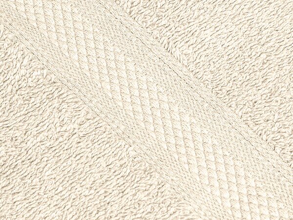 1x osuška CLARYSSE ELEGANCE 70x140 cm + 1x uterák CLARYSSE 60x110 cm 100% bavlna, krémová