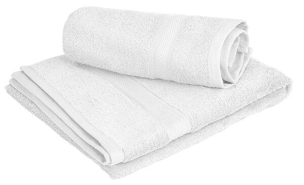 Uterák CLARYSSE ELEGANCE 60x110 cm biely, 100% bavlna