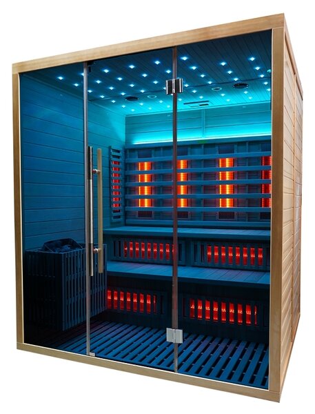 Marimex | Kombinovaná sauna Marimex UNITE XXL s Wi-Fi (FSC) + saunové kachle | 11100117