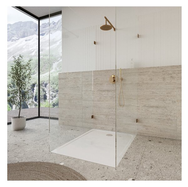 Kaldewei Cayonoplan - Sprchová vanička 800x900 mm, alpská biela, 375000010001
