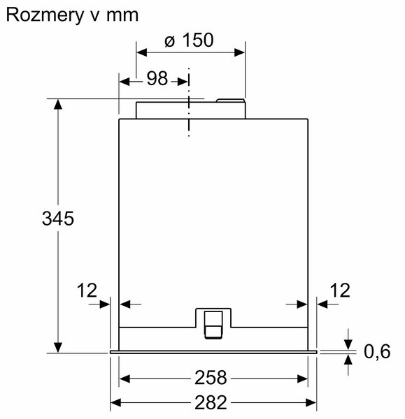 Bosch DLN56AC60 + kupóny na daľší nákup - Odsávač pár