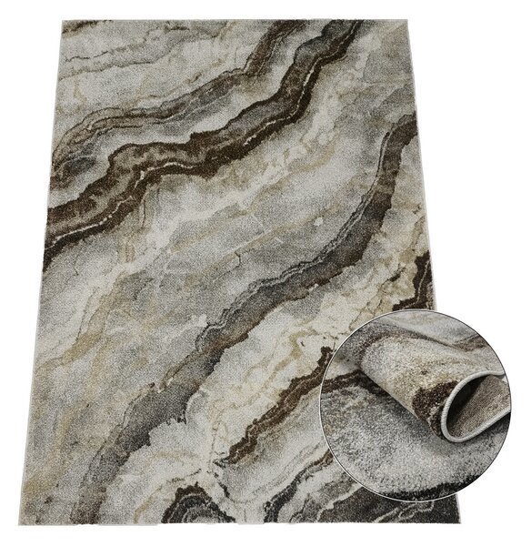 BE Koberec Wenus 7772 GREY – sivý obdĺžnikový Rozmer: 60x100 cm