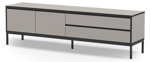 Sivo-béžový TV stolík 180x55 cm Lorenza – Marckeric