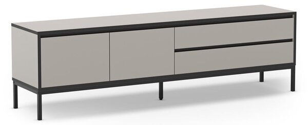 Sivo-béžový TV stolík 180x55 cm Lorenza – Marckeric