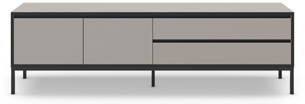 Sivo-béžový TV stolík 180x55 cm Lorenza – Marckeric