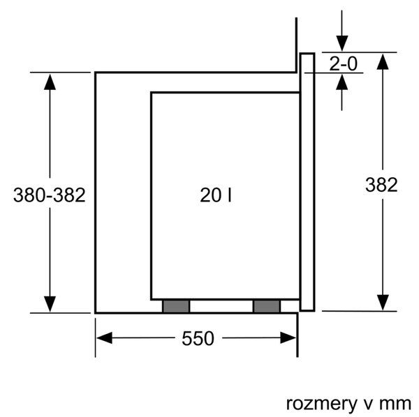 Bosch BFL524MW0 + kupóny na daľší nákup - Mikrovlnna rúra zabudovatelná