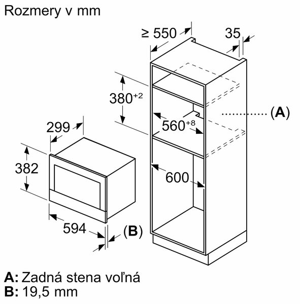 Bosch BFL7221B1 + kupóny na daľší nákup - Mikrovlnna rúra zabudovateľná