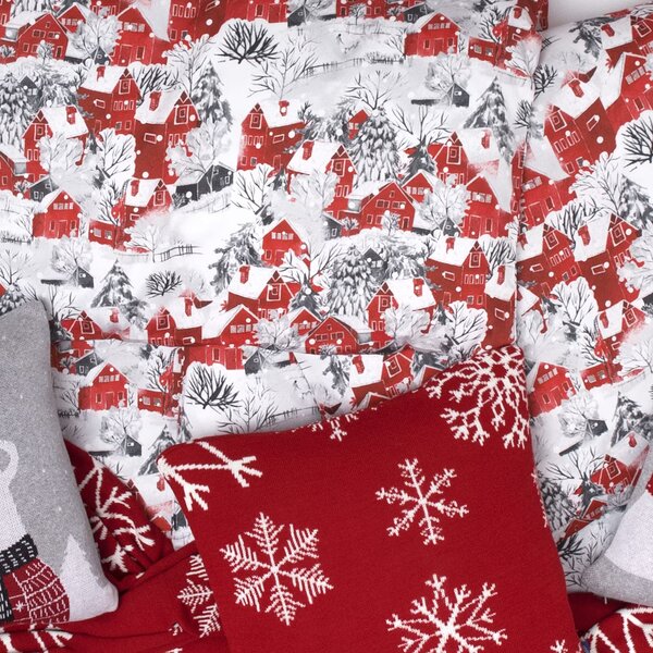 Obliečky SATÉN DESIGN lapland Štandardný 1x paplón 140x200 + 1x vankúš 70x90