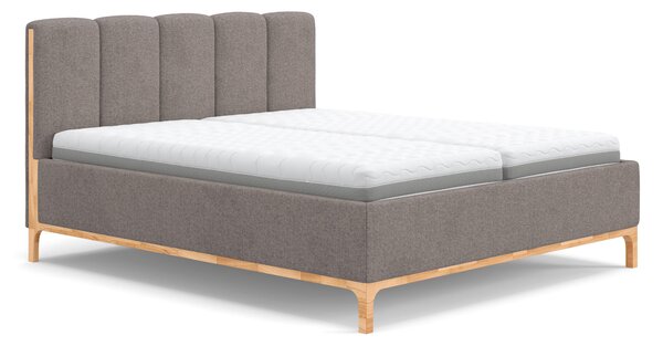 ČALÚNENÁ POSTEĽ, 180/200 cm, krémová Welnova - Postele