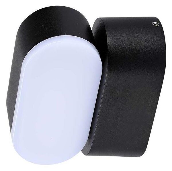 LED Vonkajšia flexibilná nástenné svietidlo LED/5W/230V 4000K IP65 čierna