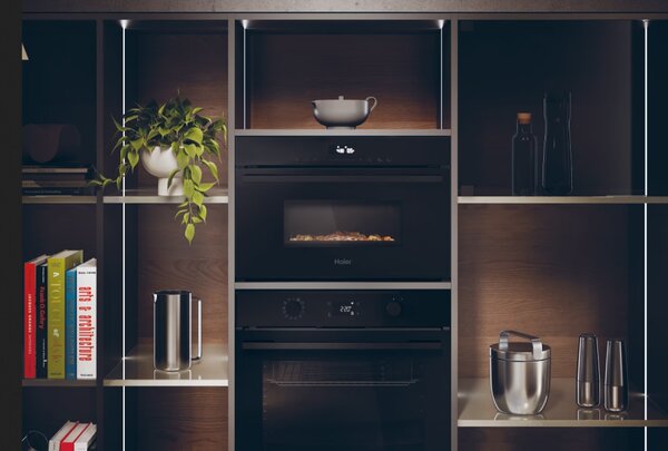 HAIER H38DMWID46NB + kupóny na daľší nákup - Mikrovlnná rúra zabudovateľná