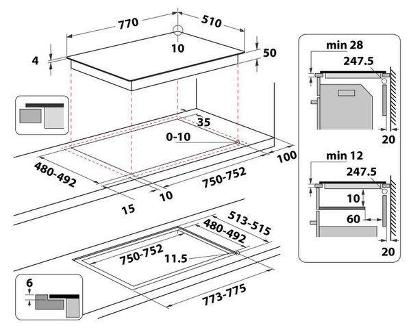 Whirlpool WF S1577 CPNE + kupóny na daľší nákup - Indukčná varná doska