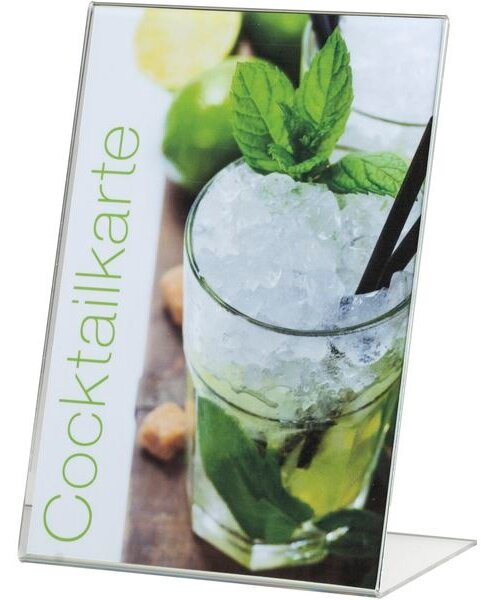 Stojan na menu kartu plexi Gradwohl A5