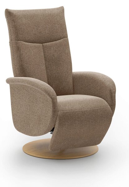 RELAXAČNÉ KRESLO, textil, svetlohnedá Sit & More - Online Only obývacie izby, Online Only