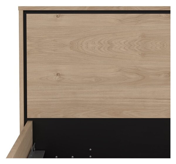 Dvojlôžková posteľ bez roštu v prírodnej farbe 160x200 cm Ry – Tvilum