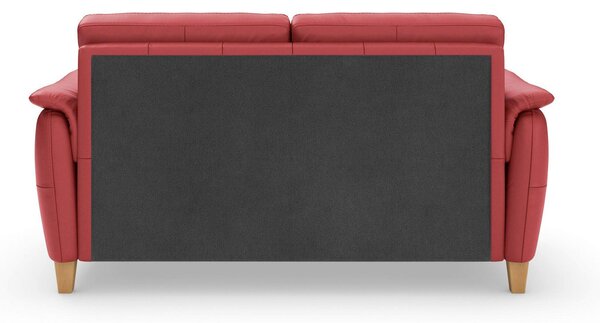TROJMIESTNA POHOVKA, červená, pravá koža Sit & More - Sedačky, Online Only