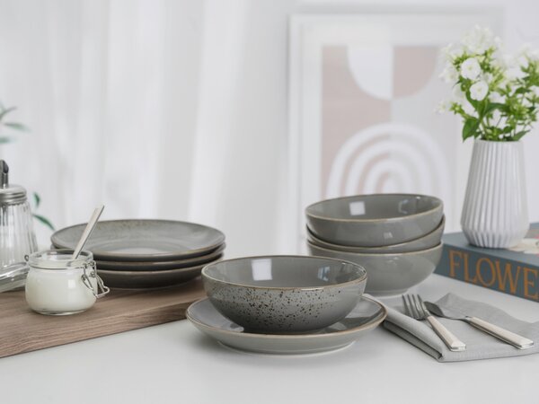 KOMBINOVANÝ SERVIS, 20-dielne, kamenina Creatable - Online Only bytové doplnky, Online Only