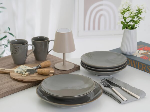 KOMBINOVANÝ SERVIS, 20-dielne, kamenina Creatable - Online Only bytové doplnky, Online Only
