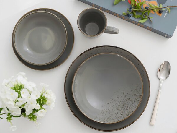 KOMBINOVANÝ SERVIS, 20-dielne, kamenina Creatable - Online Only bytové doplnky, Online Only