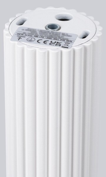 Stropné svietidlo Karbon, 1x biele kovové tienidlo, (30 cm)