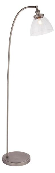 Endon 91741 - Stojacia lampa HANSEN 1xE27/40W/230V matný chróm