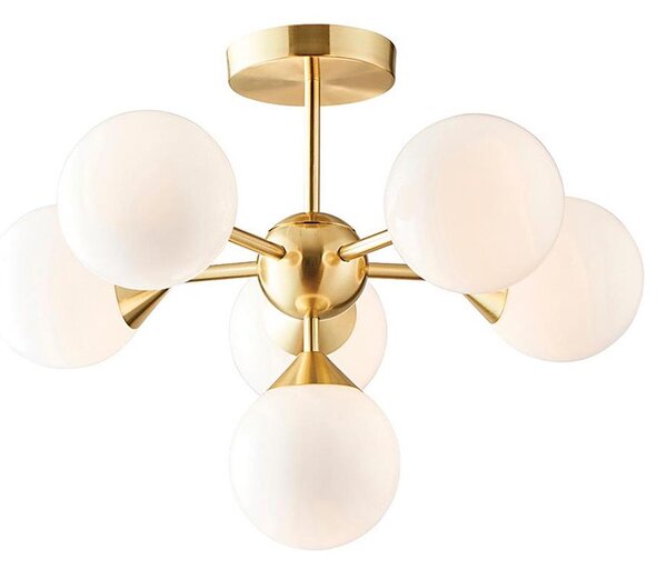 Endon 76501 - Luster na tyči OSCAR 6xG9/5W/230V zlatý