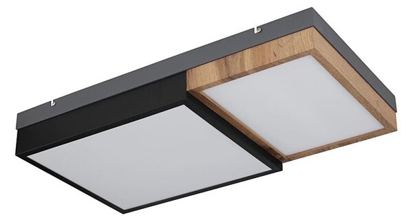 Globo 67286-30 - LED stropné svietidlo GUNDI LED/30W/230V hnedá/čierna