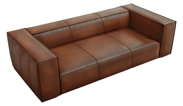 Koňakovohnedá kožená pohovka 227 cm Madame - Windsor & Co Sofas
