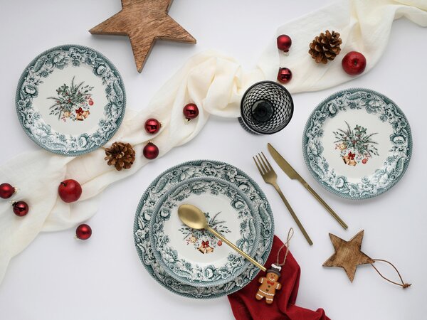 JEDÁLENSKÝ SERVIS Weihnachten 12-dielne Creatable - Jedálenské sety, Online Only