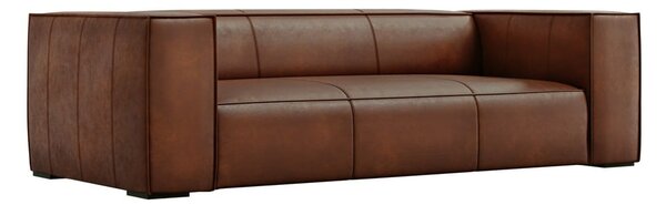 Koňakovohnedá kožená pohovka 227 cm Madame - Windsor & Co Sofas