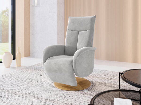 RELAXAČNÉ KRESLO, textil, strieborná Sit & More - Online Only obývacie izby, Online Only
