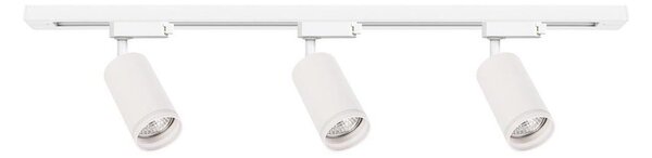 Bodové svietidlo do lištového systému PIPE 3xGU10/10W/230V biela