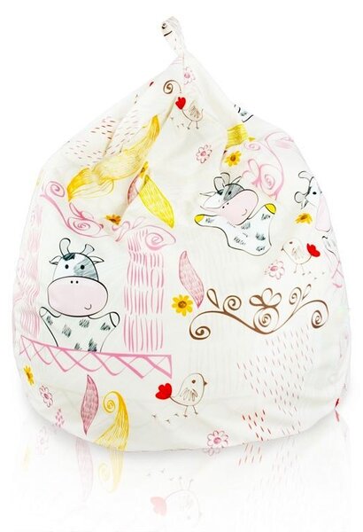 Sedací vak BAG Sako Design Kravička Veľkosť: L