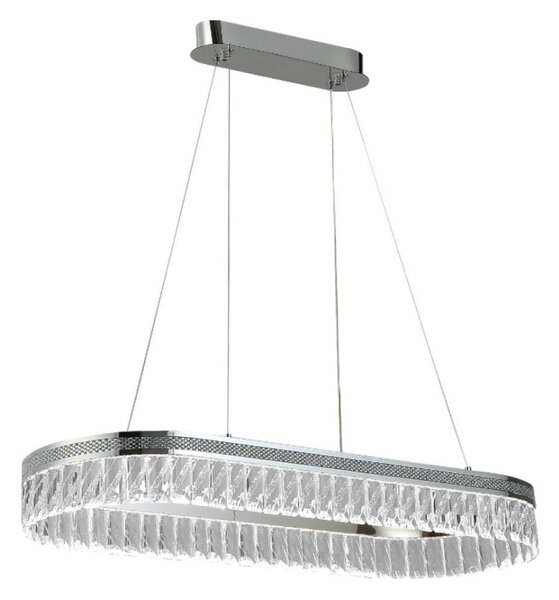 Stmievateľný LED krištáľový luster na lanku THALIA LED/50W/230V 3000-6000K + diaľkové ovládanie
