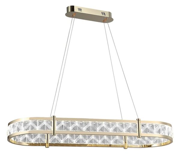 LED stmievateľný závesný luster na lanku ENRIQUE LED/50W/230V 3000-6000K + diaľkové ovládanie