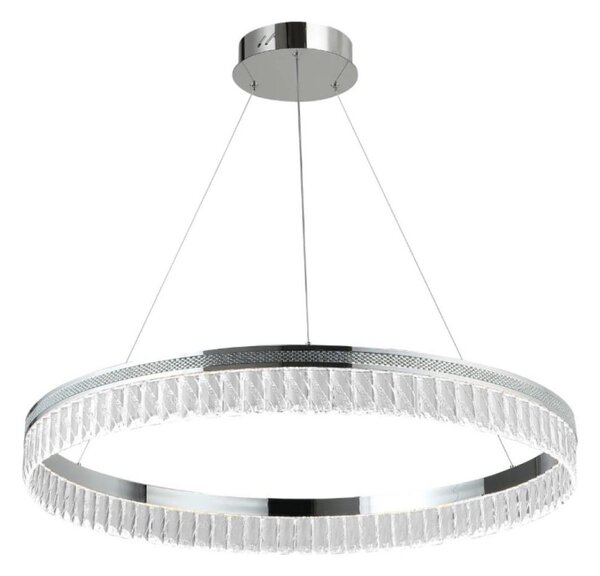 LED stmievateľný krištáľový luster na lane THALIA LED/55W/230V 3000-6000K + diaľkové ovládanie