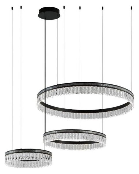 LED stmievateľný krištáľový luster na lanku THALIA LED/120W/230V 3000-6000K + diaľkové ovládanie