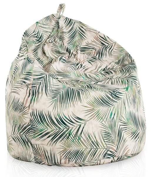 INTERMEDIC Sedací vak BAG Sako Design Botanic – 300 L, polyester, motív listy Veľkosť: XL