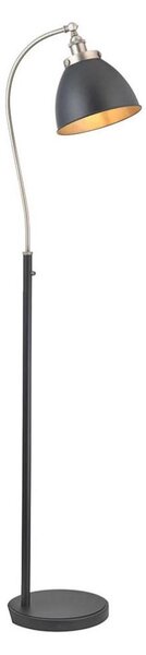 Endon 98753 - Stojacia lampa FRANKLIN 1xE27/10W/230V matný chróm/antracit