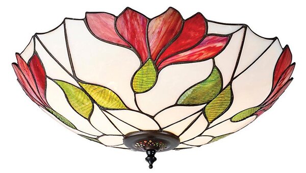 Endon 63960 - Stropné svietidlo Tiffany BOTANICA 2xE27/60W/230V priemer 45 cm