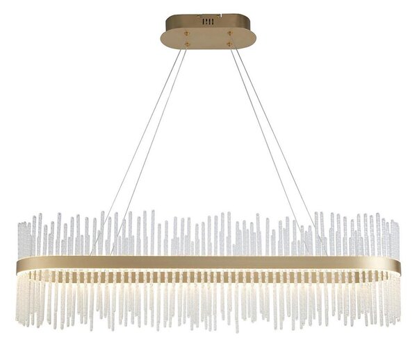 Endon 104082 - Stmievateľný LED luster na lanku ADRIEL LED/47W/230V 3000K zlatý