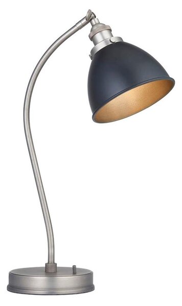 Endon 98752 - Stolová lampa FRANKLIN 1xE14/7W/230V matný chróm/antracit