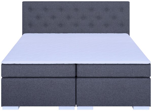 BOXSPRINGOVÁ POSTEĽ, 180/200 cm, tmavosivá MID.YOU - Online Only spálne, Online Only