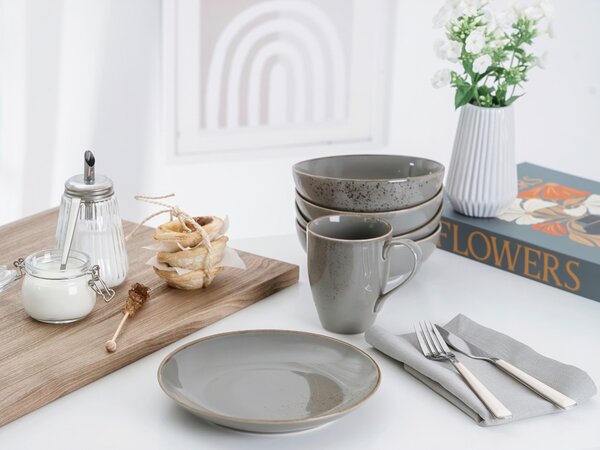RAŇAJKOVÁ SÚPRAVA kamenina keramika Creatable - Jedálenské sety, Online Only