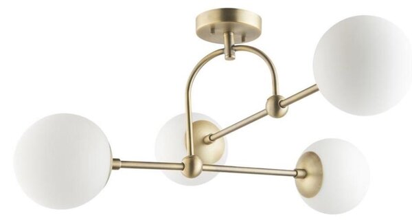 Endon 90843 - Prisadený luster ONTARIO 4xE14/7W/230V mosadz