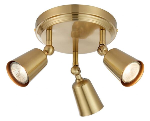Markslöjd 108980 - Bodové svietidlo TINY 3xGU10/7W/230V mosadz