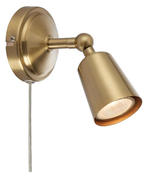 Markslöjd 108978 - Nástenné bodové svietidlo TINY 1xGU10/7W/230V mosadz