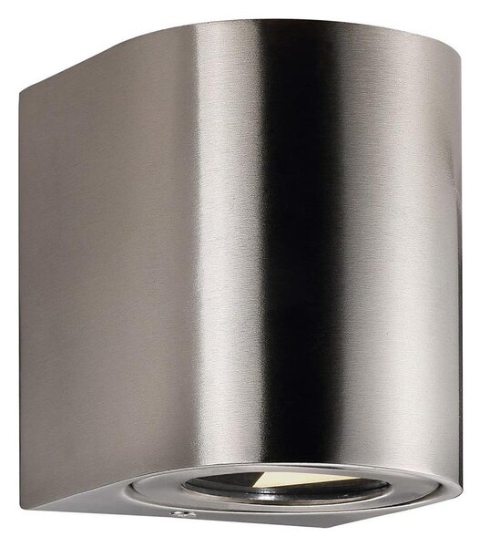 Nordlux - LED vonkajšie nástenné svietidlo CANTO 2xLED/6W/230V IP44 nerezová oceľ